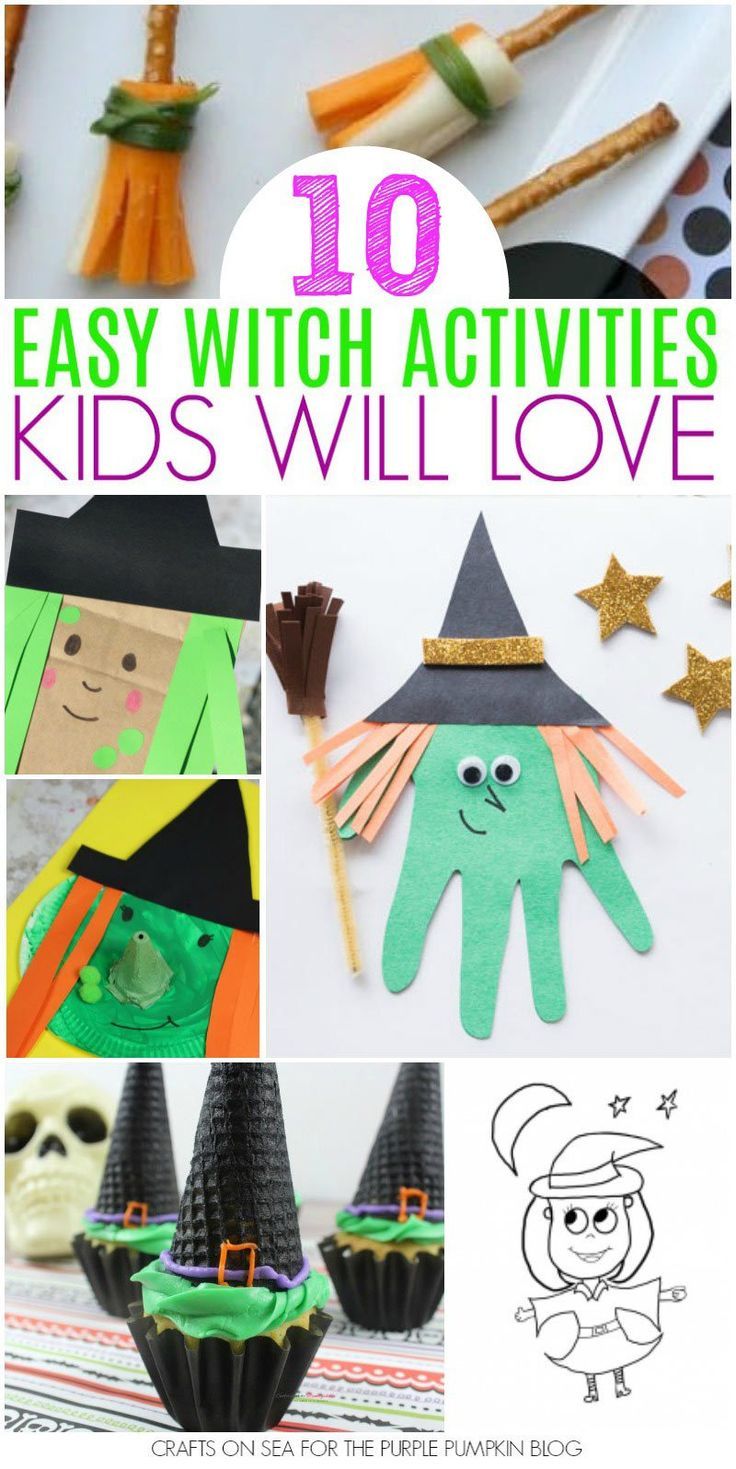 the top ten easy witch activities for kids to make with paper plates and straws