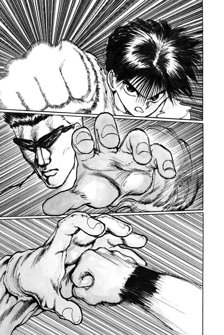 an anime scene with two hands reaching out to each other