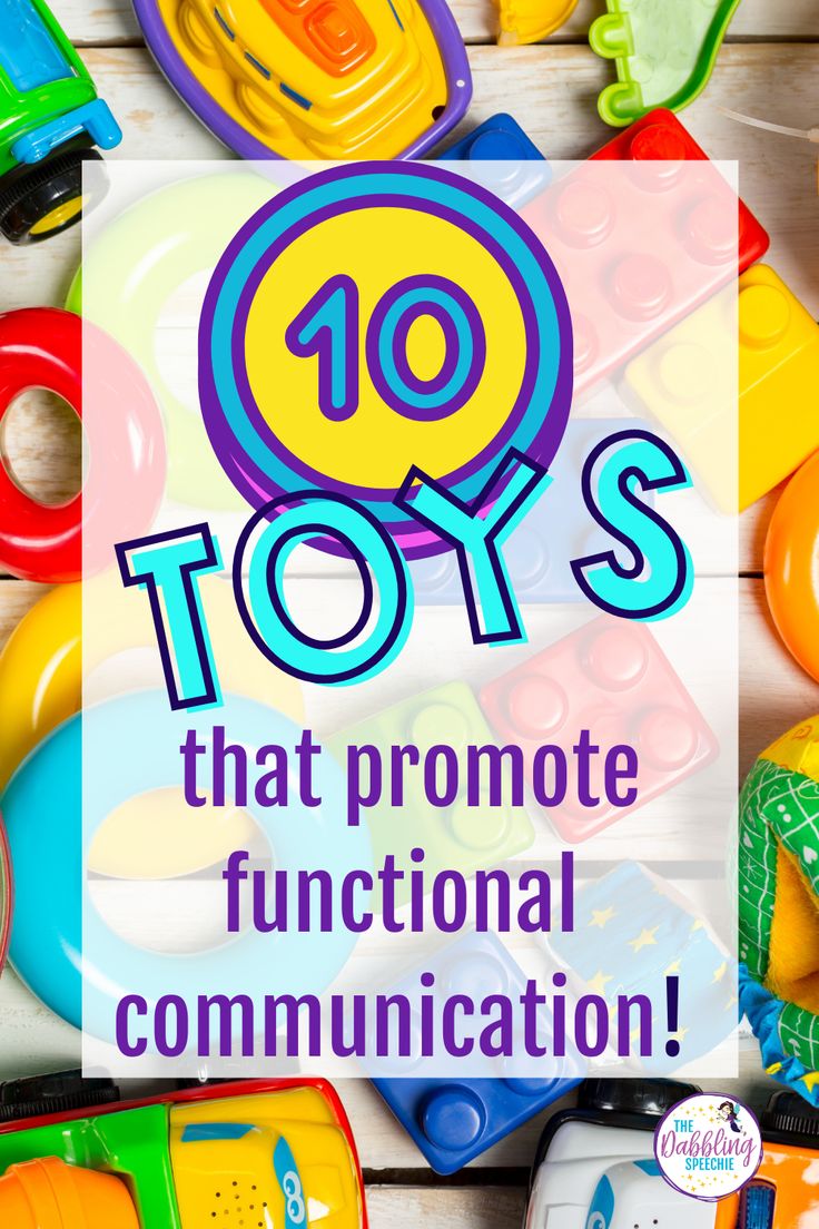 Check out this blog post for 10 toys that help promote functional communication! Functional Speech Therapy Activities, Nonverbal Speech Therapy Activities, Functional Communication Activities, Communication And Language Activities, Communication Activities, Functional Life Skills, Verbal Communication, Therapy Toys, School Speech Therapy