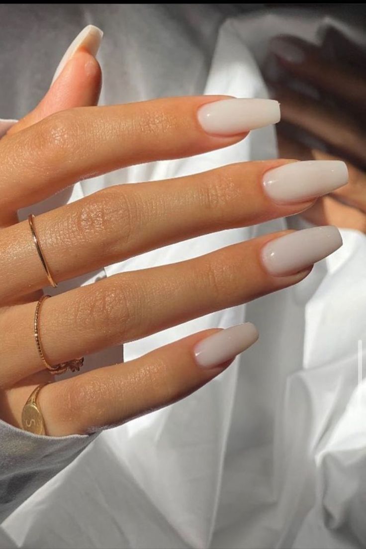 Nails Classy, Milky Nails, Nails Natural, Valentine Nails, Minimal Nails, Simple Acrylic Nails, Classy Acrylic Nails, Simple Summer, Ballerina Nails