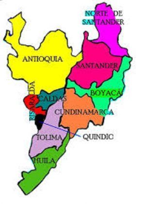 a map of the country of peru with all its capital and major cities in rainbow colors