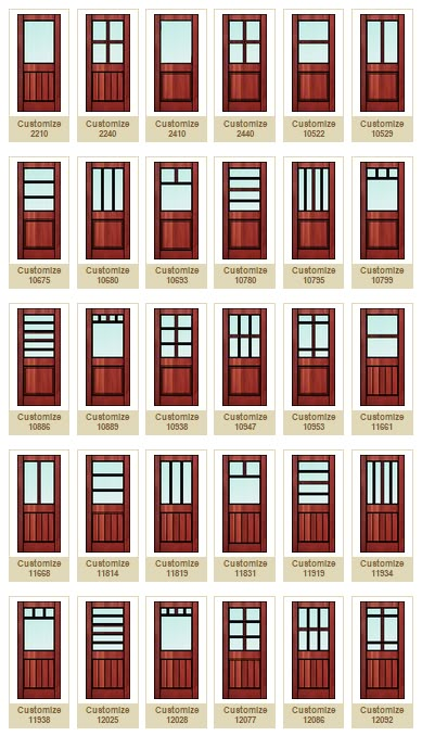 different types of doors and windows