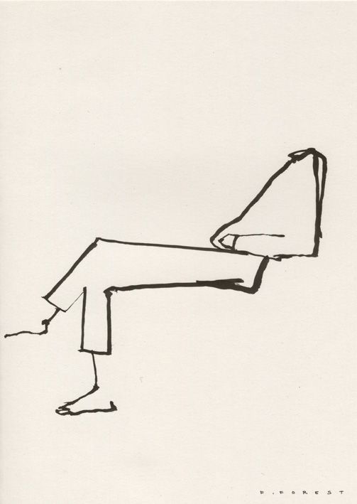 a black and white drawing of a person doing a hand stand on one leg with their feet in the air