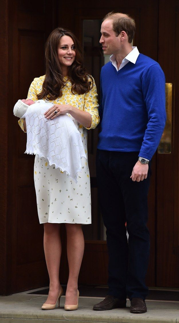 prince william and kate are holding their new baby