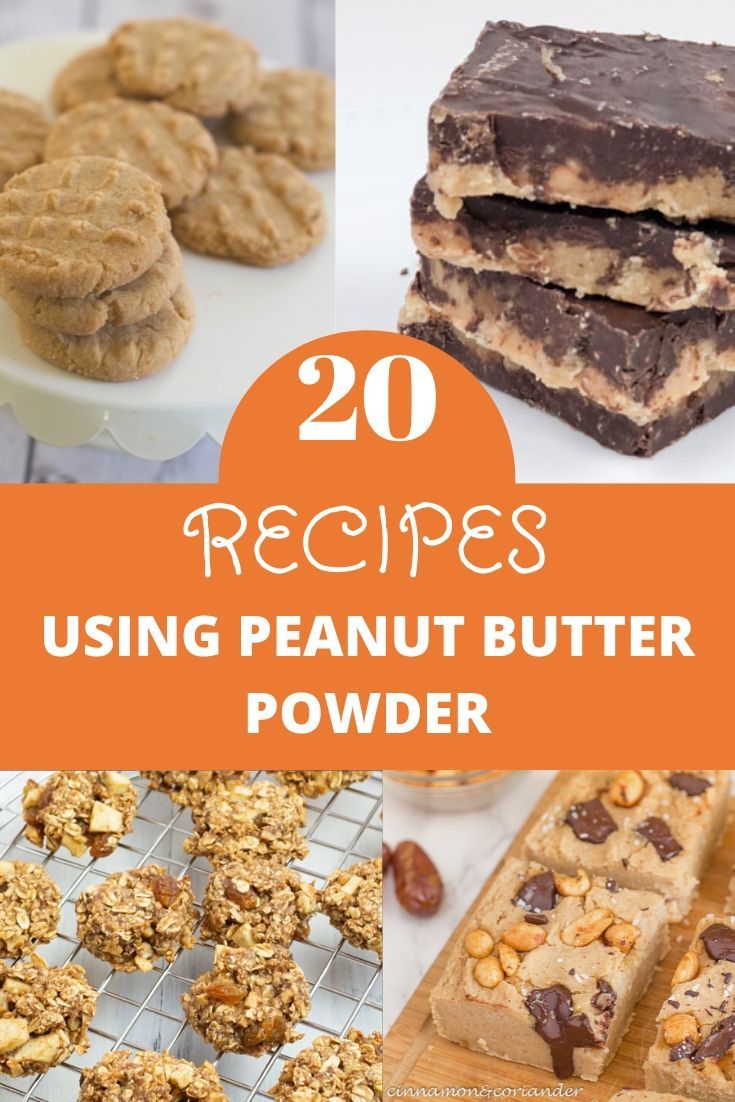 the top ten recipes for using peanut butter in desserts and cookies are shown here