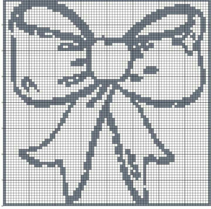 a cross stitch pattern with an image of a woman's head in the center