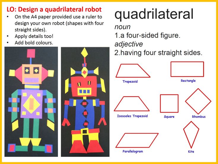 Quadrilateral Drawing, Quadrilateral Robot, Types Of Quadrilaterals, Maths Shapes, Quadrilateral Shapes, Maths Project, House Design Drawing, Into Drawing, Beginner Artist