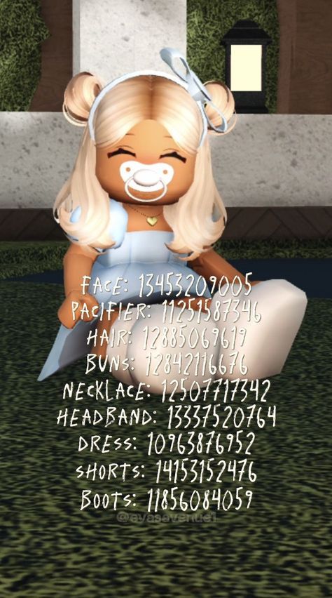 Bloxburg Blonde Hair Codes, Fete Emo, Baby Decals, Blocksburg Outfit Codes￼, Preppy Baby, Bloxburg Decals Codes Aesthetic, Preppy Decal, Pic Code, Black Hair Roblox