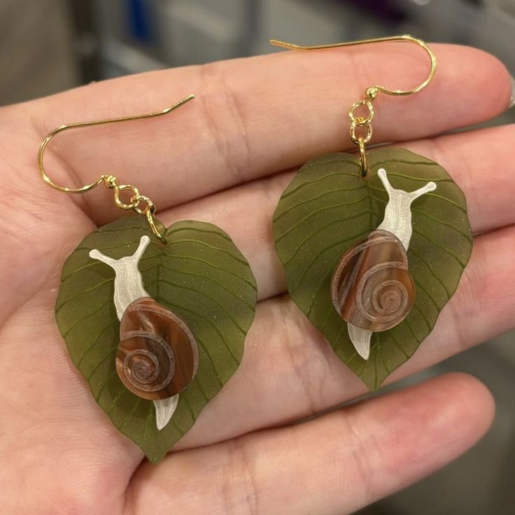 Snailed It – Affordable Earrings :) Snail Earrings, Off With Their Heads, Is It Just Me, Laser Cut Acrylic, Acrylic Charms, Have You Seen, Painting Patterns, Trust Me, Just Me