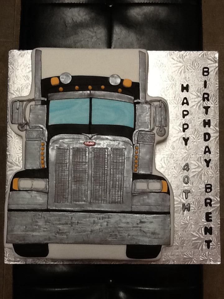 a birthday cake made to look like a truck