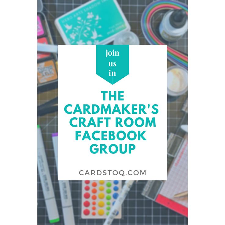 the cardmaker's craft room facebook group is featured in this post - it - yourself image