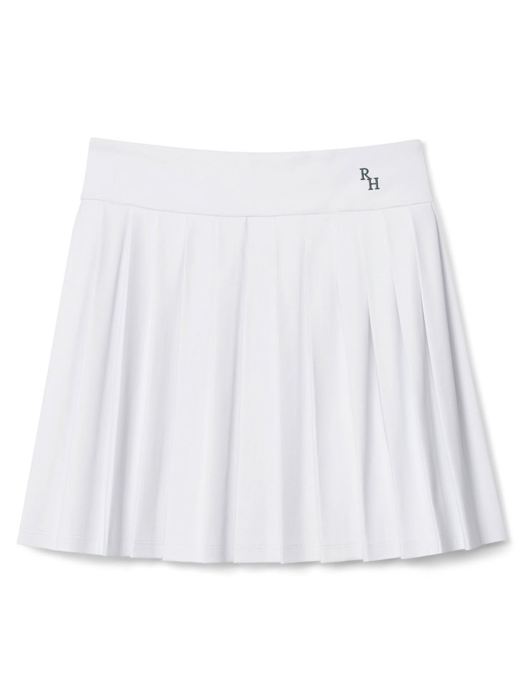 Cheap Cotton Pleated Tennis Skirt, White Fitted Lined Tennis Skirt, Classic Fitted Tennis Skirt, Fitted Classic Tennis Skirt With Accordion Pleats, Classic Fitted Tennis Skirt With Accordion Pleats, Casual White Skort With Pleated Waist, Classic Fitted Tennis Skirt With Lining, White Fitted Pleated Skort, Classic White Skort For Spring