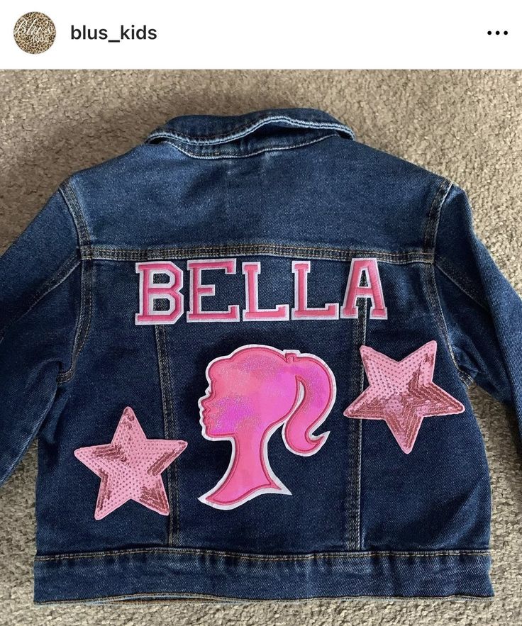 Barbie girls jacket Customizable Long Sleeve Winter Outerwear, Customizable Cotton Fall Outerwear, Trendy Customizable Outerwear For Spring, Customizable Casual Fall Outerwear, Customizable Cotton Long Sleeve Outerwear, Customizable Fitted Cotton Outerwear, Girl Jacket, Barbie Girl, Girls Jacket