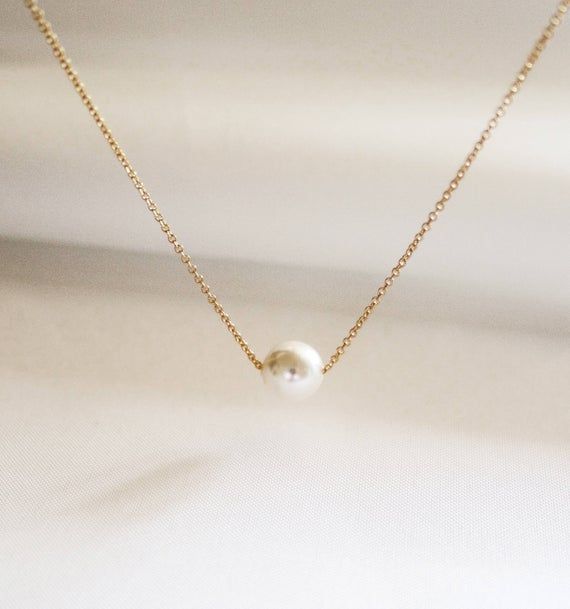 Elegant Pearl White Necklace With Delicate Chain, Elegant Gold Plated Pearl White Pearl Necklace, Gold Plated Pearl White Pearl Necklace Gift, Dainty Pearl White Pearl Necklace For Gift, Elegant Gold-plated Pearl White Pearl Necklace, Gold Bridesmaid Necklace, Bridal Jewellery Design, Pearl Gifts, White Pearl Necklace