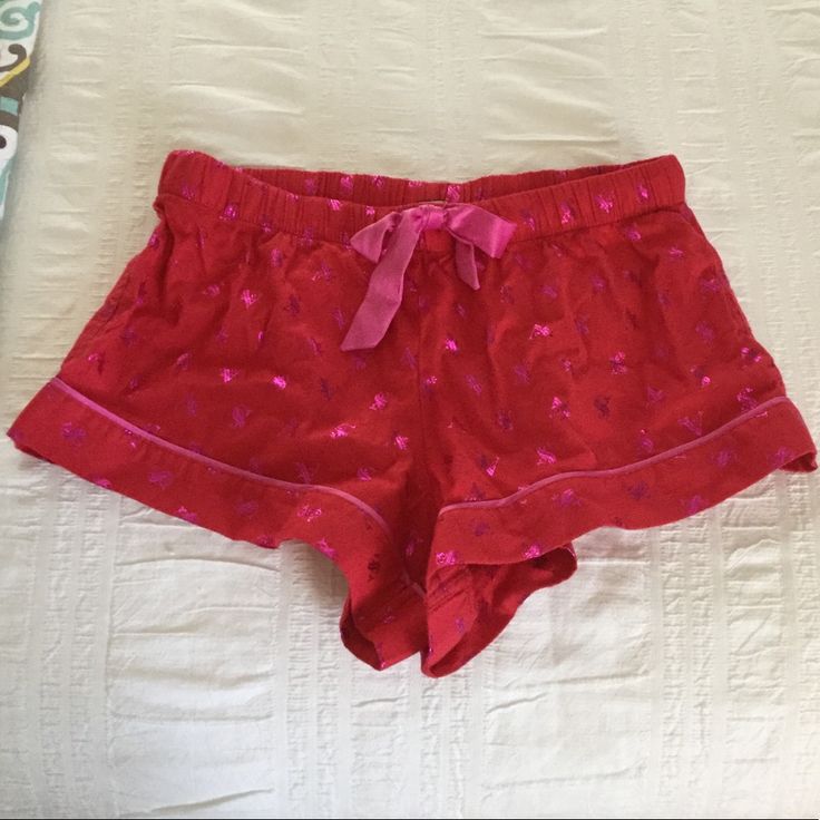 Victoria’s Secret Pajama Sleep Short Size Small New! Never Worn! Red Short Sleepwear For Bedtime, Red Short Sleepwear For Pajama Party, Red Pajama Shorts For Bedtime, Red Short Sleepwear For Loungewear, Red Short Sleepwear For Lounging, Victoria's Secret Red Summer Sleepwear, Red Sleepwear For Overnight, Victoria's Secret Red Sleepwear For Pajama Party, Red Victoria's Secret Sleepwear For Pajama Party