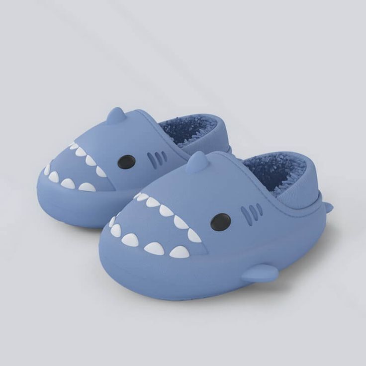 " This Winter, Snowmen Wear Shark Slippers! SHARKY'Z™️ Shark Slippers are the most adorable gift to bring warmth and joy to your little child during the Holiday season. These shark slippers are very soft and suitable for any daily activity. As a new upgrade feature, they are designed with stretchy pliable heel-strap to fit perfectly every child's foot shape or size and stay on their feet. But most importantly, they're so attractive that your child will never take them off! FLEXIBLE EVA SOLE Exce Slippers For Kids, Shark Slippers, Kids Flip Flops, Affordable Shoes, Winter Slippers, Kids Slippers, Cold Night, Rainbow Kids, Baby Slippers