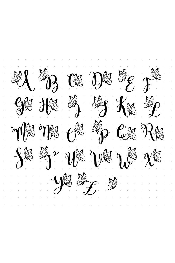 cursive alphabet with a butterfly svg, butterfly letters clipart, png Alphabet Fonts For Tattoos, Letter A With Butterfly Tattoo, R Butterfly Tattoo, Butterfly Font Alphabet, Butterfly Letter Design, K Butterfly Tattoo, Butterfly Letter Tattoo, Butterfly Tattoo With Letters, Butterfly Letters Alphabet