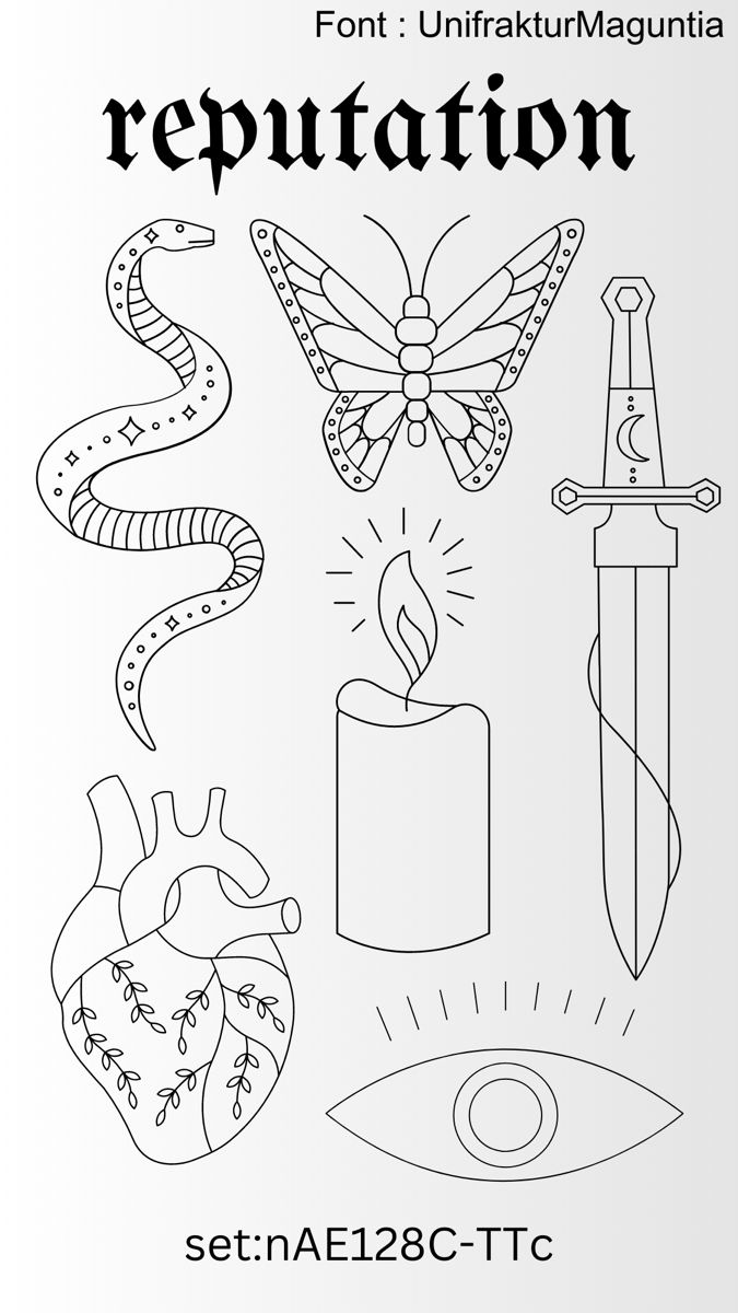 the front cover of an adult coloring book, with images of different items in black and white