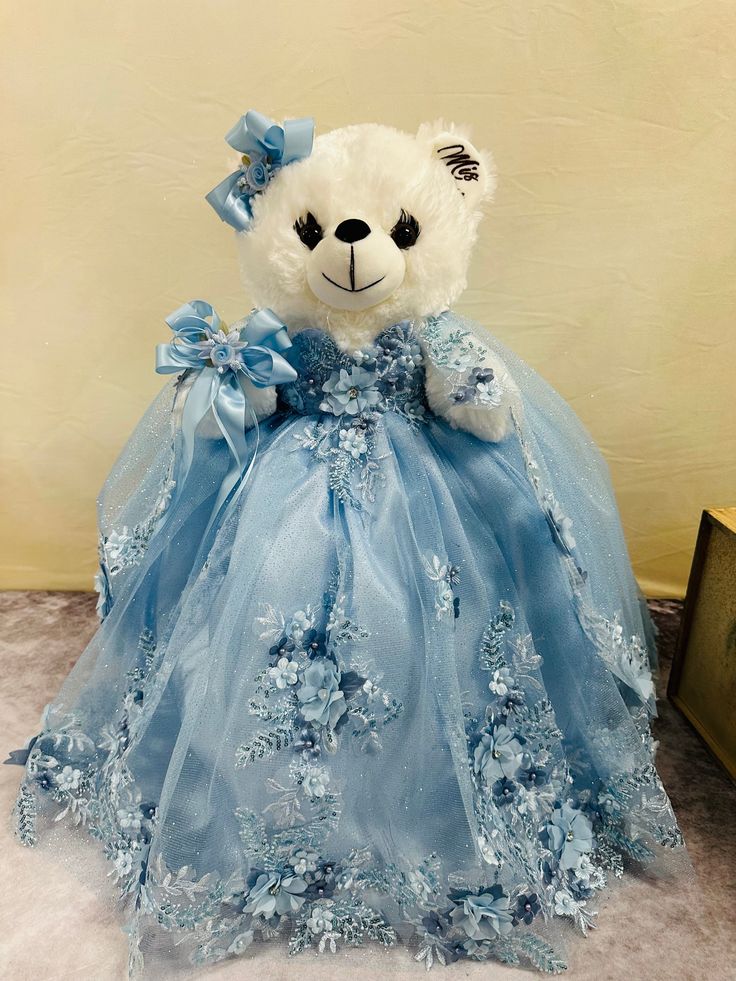 Teddy bears Blue Teddy Bear, Blue Bear, Blue Ivory, Teddy Bears, Baby Blue, Bears, Wedding Gifts, Teddy Bear, Pet Supplies