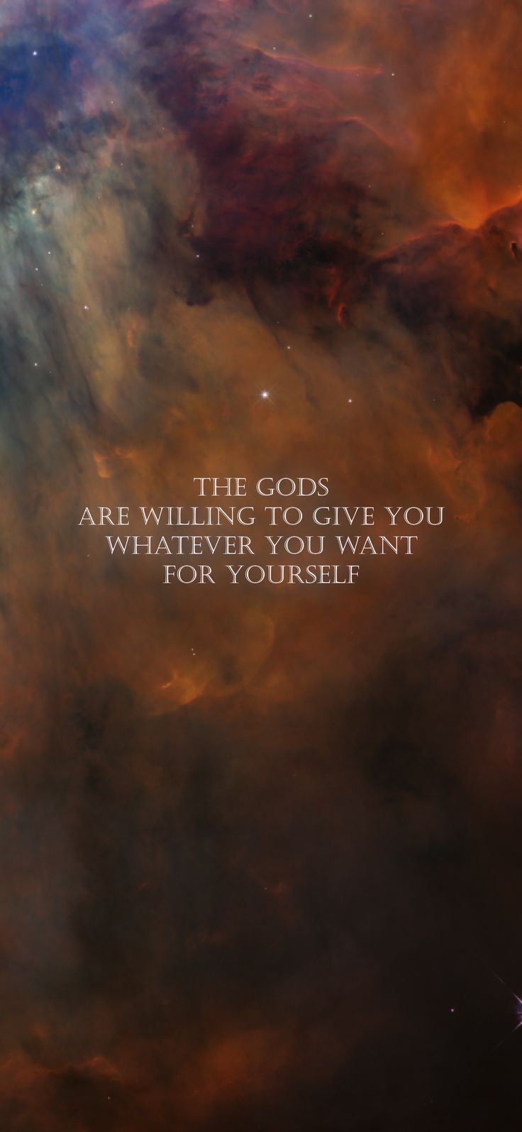 an image of a space scene with the words walk with confidence and will protect you