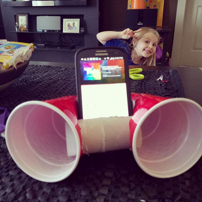 Phone Not Loud Enough? Natalie's Got You Covered Invention Ideas For Kids, Inventions Kids, Invention Convention, Invention Ideas, Clever Inventions, Kid Surprise, Creative Inventions, Science Fair, Button Crafts