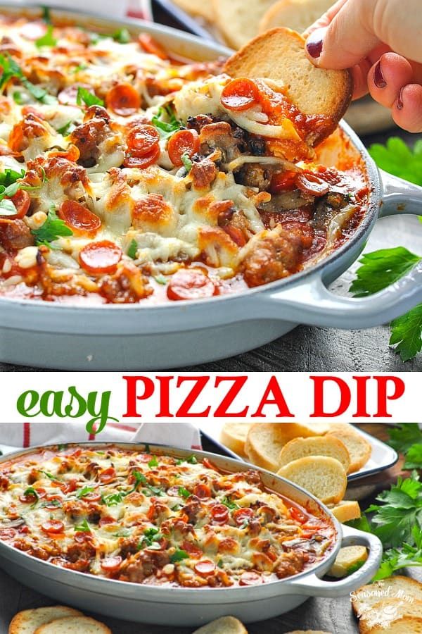 this easy pizza dip is the perfect appetizer to serve for any family or friends