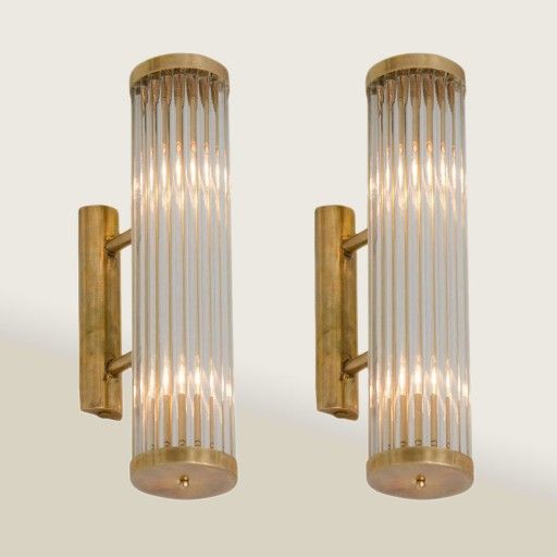 pair of venini wall lights