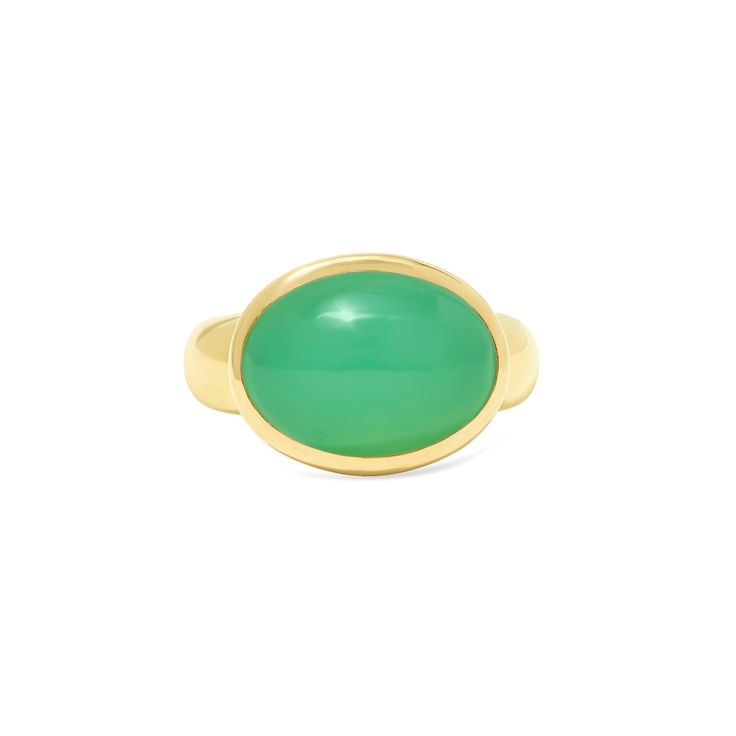 Elevate your style with the stunning Large Oval Cabochon Gumdrop Ring, a true statement piece crafted from luxurious 18K gold. This eye-catching ring features a magnificent 5.44-carat oval cabochon gemstone that radiates with vibrant color and unparalleled clarity.The smooth, polished surface of the cabochon is perfectly complemented by the rich, gleaming gold band, creating a harmonious blend of sophistication and bold elegance. The gumdrop setting adds a playful touch to this timeless design, Gum Drops, Oval Cabochon, Gold Band, Elevate Your Style, Yellow Gold Rings, Gold Bands, Timeless Design, Color Pop, Jewelry Collection