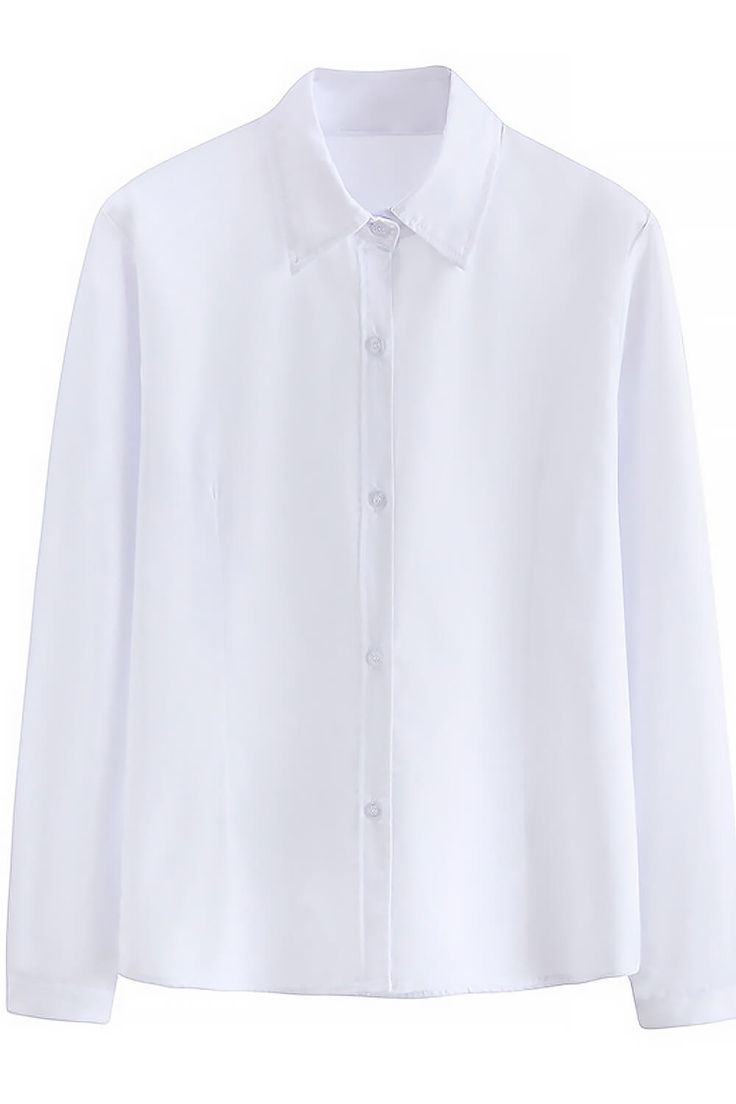 Introducing our Long Sleeve White Women's Blouse - the perfect blend of classic style and modern comfort, designed with a touch of schoolgirl charm. Material: Polyester Gender: Women Style: Casual Season: Summer Spring Size: XS - Shoulders 36cm / 14.17inch; Bust 86cm / 33.85inch; Length 58cm / 22.83inch S - Shoulders 37cm / 14.56inch; Bust 90cm / 35.43inch; Length 60cm / 23.62inch M - Shoulders 38cm / 14.96inch; Bust 94cm / 37inch; Length 62cm / 24.40inch L - Shoulders 39cm / 15.35inch; Bust 98cm / 38.58inch; Length 64cm / 25.19inch XL - Shoulders 40cm / 15.74inch; Bust 102cm / 40.15inch; Length 66cm / 25.98inch 2XL - Shoulders 41cm / 16.14inch; Bust 106cm / 41.73inch; Length 68cm / 26.77inch 3XL - Shoulders 43cm / 16.92inch; Bust 110cm / 43.30inch; Length 69cm / 27.16inch 4XL - Shoulders Girls White Shirt, E Girl Style, Cosplay Clothes, Statement Outfit, Women White Blouse, White Shirts Women, Chic Blouses, Aesthetic Shirts, Women Blouse