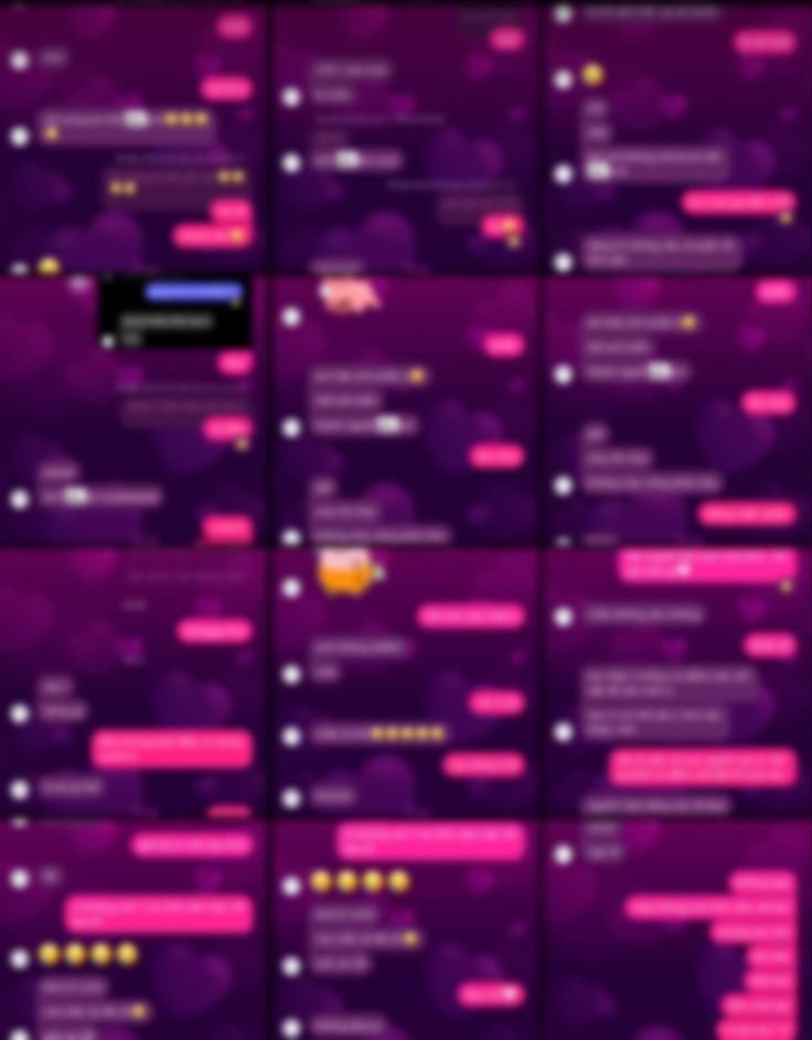 a large number of purple and pink webpages with different types of text on them