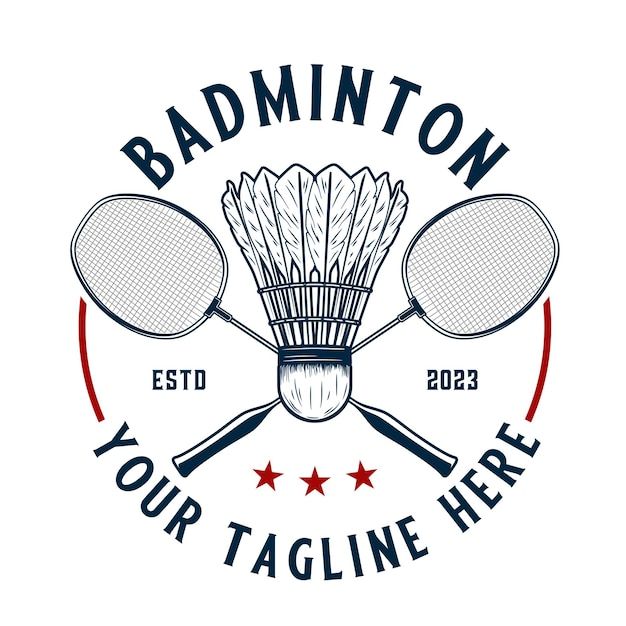 badminton rackets and shuttles with the words badminton your tagline here