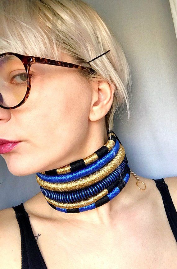 Afro, Statement Chokers necklace, African tribal necklace, african jewelry, ethnic chokers necklace, African Choker, Colorful Choker, Neck Rings, Indian Choker Necklace, Choker Collar Necklace, Rope Jewelry, African Necklace, Statement Choker, Statement Choker Necklace