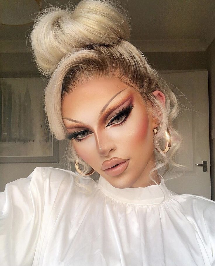 Natural Drag Makeup, Krystal Versace Makeup, Simple Drag Makeup, Drag Eye Makeup, Drag Makeup Looks, Krystal Versace, Venus Makeup, Drag Inspiration, Drag Ideas