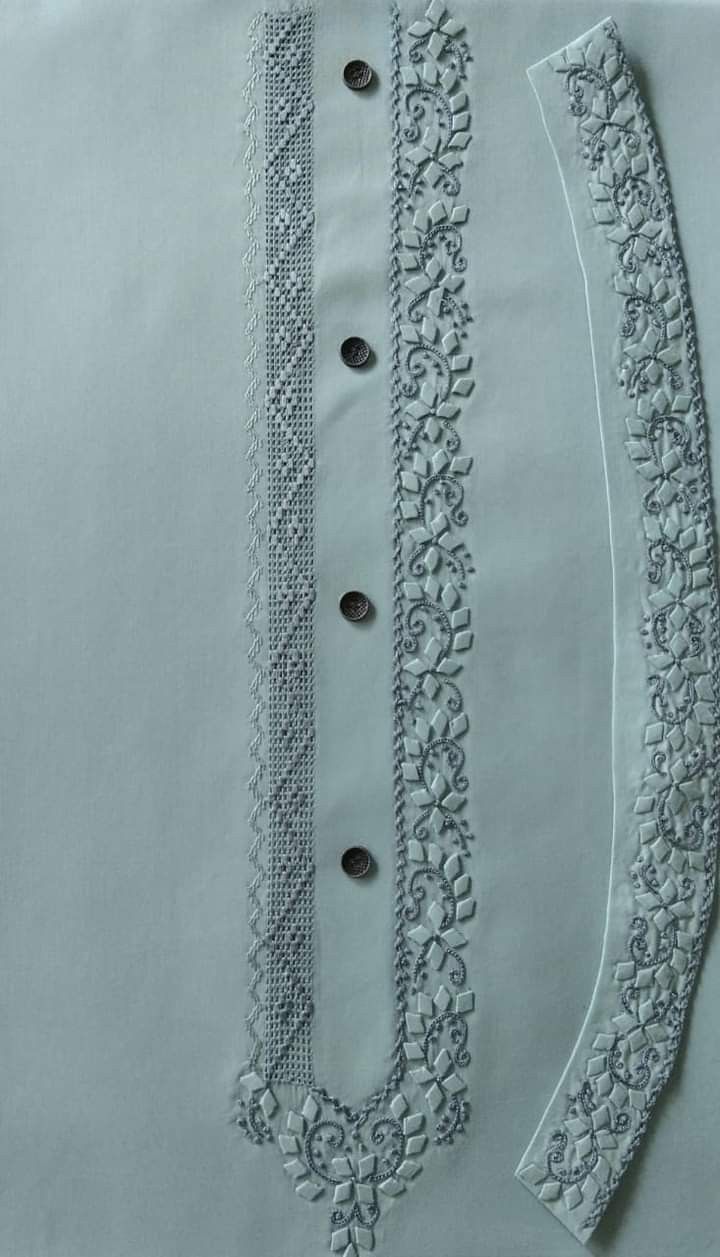 Tarkashi Design For Men New, Kurta Kadai Design Men, Tarkashi Design For Men, Embroidery Kurta For Men, Tarkashi Design For Men Kurta, Tarkshi Designs, Kurta Embroidery Design, Gents Kurta Embroidery Design, Men’s Kurta Embroidery