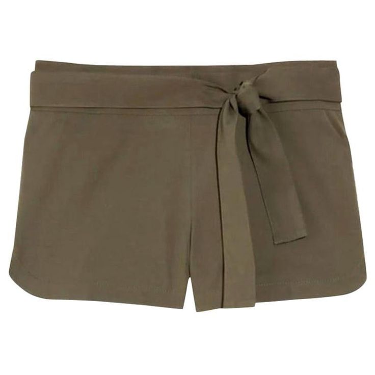 Gucci stretch-cotton shorts Bamboo-embellished gunmetal buckle details at sides of waist Side pockets Self-tie belt at waist, double-face with Gucci web on back side Partially lined Made in Italy Dry Clean Only Size 38 Retails for 1049$ Gucci's olive stretch-cotton shorts with bamboo-embellished buckle details are a sophisticated way to work safari chic. Team them with a tucked-in blouse and flat sandals to pull together an understated warm-weather look. Please see AD pictures for style referenc Gucci Shorts, Pants Embellished, Hot Pants Shorts, Culotte Shorts, Safari Chic, Micro Shorts, Silk Romper, Embellished Shorts, Bloomers Shorts