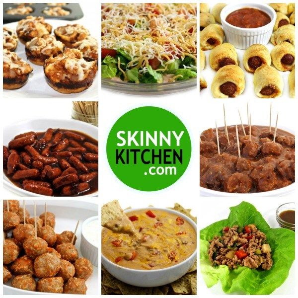 many different types of food are shown in this collage with the words skinnyy kitchen com