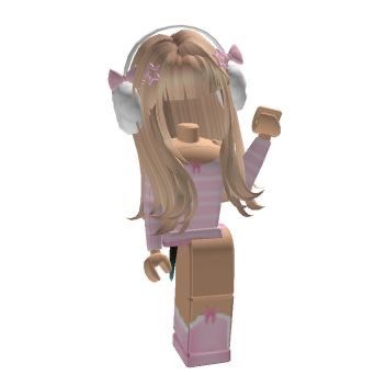 a lego girl with blonde hair and angel wings on her head, wearing pink dress