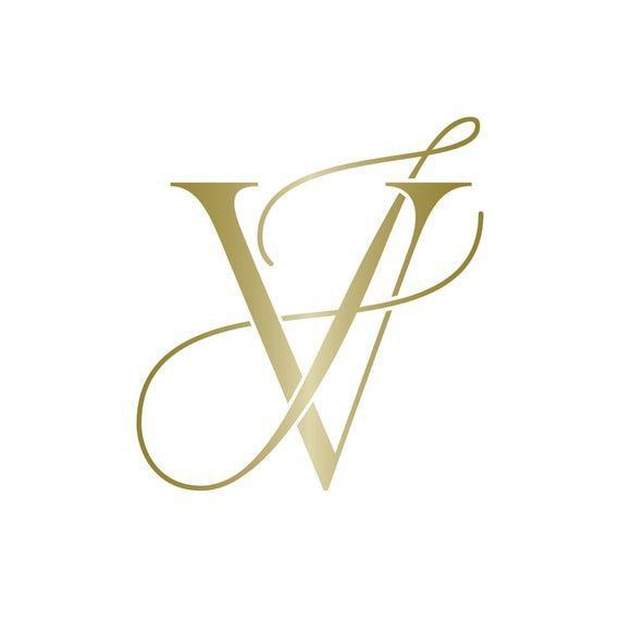 the letter w is made up of two lines and has an elegant design on it