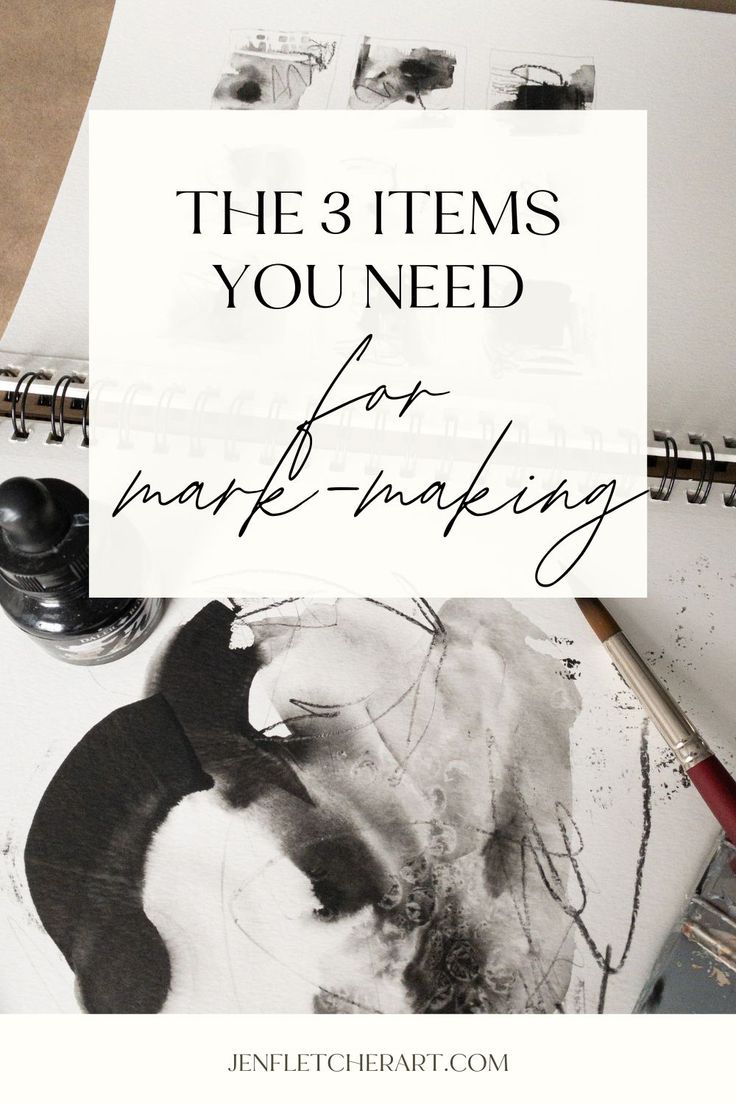 the 3 items you need to start art - making