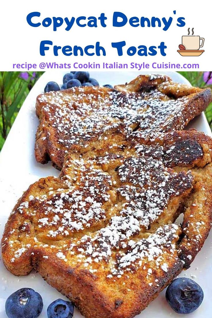 easy french toast, french toast, copycat, Denny's, French toast recipes, breakfast, breakfast recipes, Texas Toast Dennys French Toast Recipe, Denny's Restaurant, Toast Recipe Breakfast, Italian American Food, Cooking Tricks, American Foods, Scrumptious Food, Italian Recipes Easy, Creative Cooking