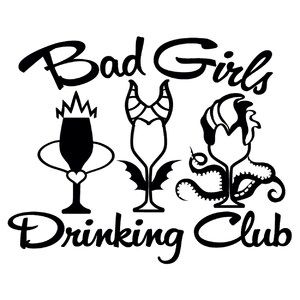 the logo for bad girls drinking club