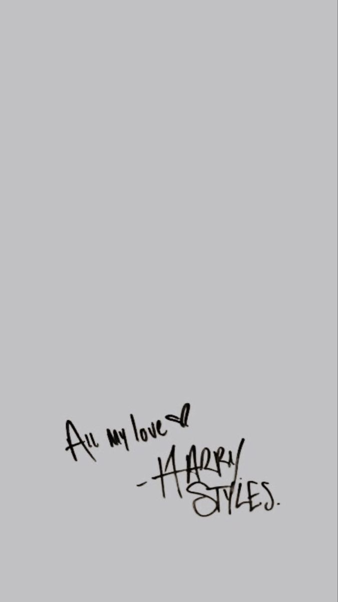 an image of someones handwritten message on the back of a cell phone case that says, all my love 4 happy styles