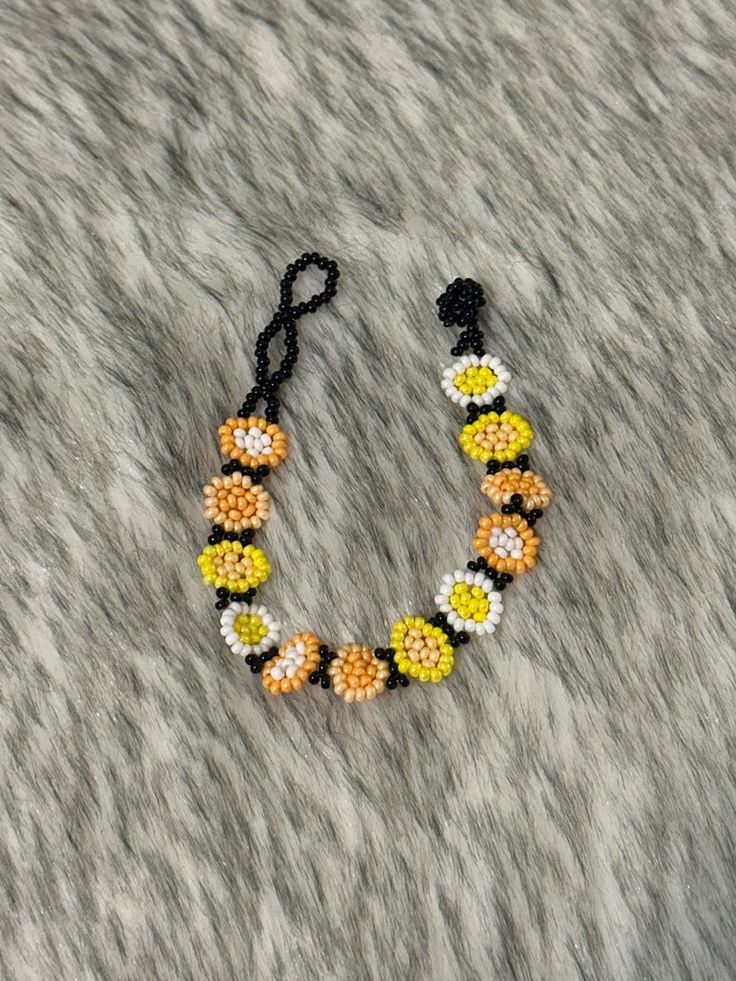 Huichol Bracelets - Etsy Mexico Friendship Bracelets With Black Round Beads, Friendship Black Beaded Bracelets, Adjustable Orange Beaded Bracelets With 8mm Beads, Adjustable Orange Bracelets With 8mm Beads, Adjustable Wristband Bracelet With Large Beads, Unique Adjustable Beaded Crystal Bracelet, Adjustable Orange Beaded Braided Bracelet, Handmade Yellow Stretch Bracelet, Yellow Adjustable Hand-strung Bracelet