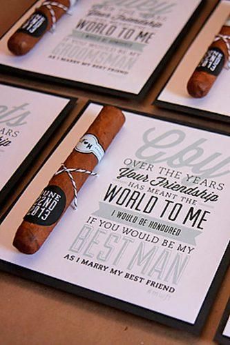 Groomsmen Proposal Ideas And#8220;Will You Be My GroomsmanAnd#8221; ★ cigar groomsmen proposal ideas creative with a k Be My Groomsman Ideas, Groomsmen Proposal Ideas, Groomsman Ideas, Grooms Gifts, Groomsmen Boxes, Groomsman Proposal Box, Groomsmen Invitation, Groomsmen Ideas, Proposal Boxes