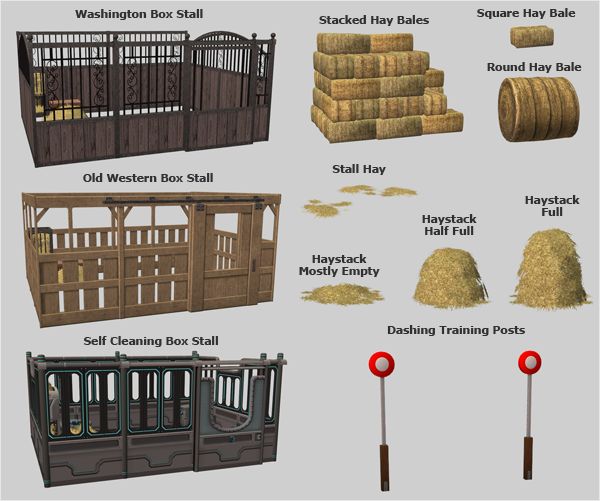 the different types of hay bales are shown in this image, and there is also information on how to use them