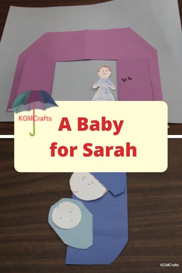 a baby for sarah made out of paper