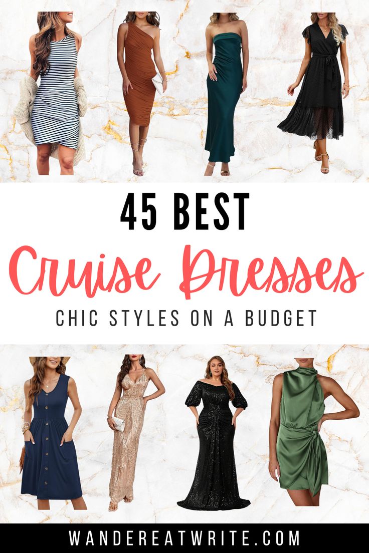 the best cruise dress styles on a budget