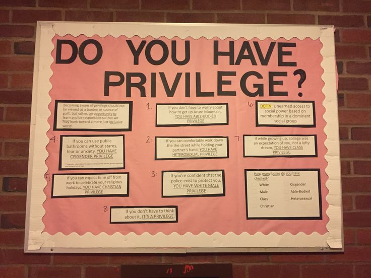 a pink poster with black writing on it that says do you have prilvege?