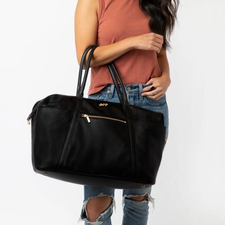 Ebony Weekender – Freshly Picked Traveling Bag, Traveling With Kids, Leather Crossbody Bags, Freshly Picked, Baby Boutique, Travel With Kids, Leather Crossbody Bag, Travel Bags, Leather Crossbody