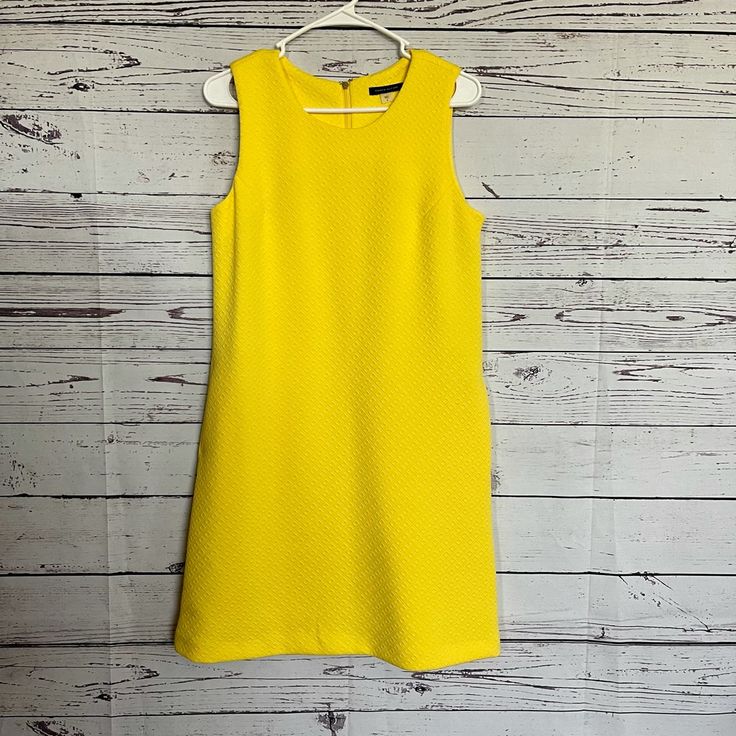 Yellow Sleeveless Dress With Zipper At Back And Side Pockets. Nwt #21 Tommy Hilfiger Dress For Summer Workwear, Tommy Hilfiger Sleeveless Dress For Spring, Tommy Hilfiger Summer Dress For Workwear, Chic Summer Dresses By Tommy Hilfiger, Chic Tommy Hilfiger Summer Dresses, Tommy Hilfiger Sheath Dress For Spring, Tommy Hilfiger Sleeveless Dress For Summer, Elegant Sleeveless Tommy Hilfiger Dresses, Tommy Hilfiger Sleeveless Summer Dress